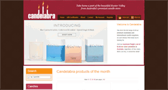 Desktop Screenshot of candelabra.com.au